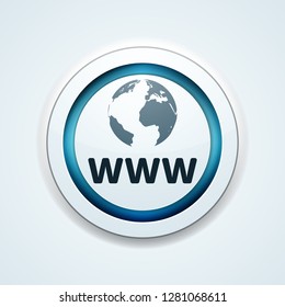 www internet button illustration