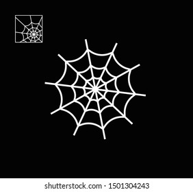 www, internet conection icons. vector illustration, logo spiderweb template.