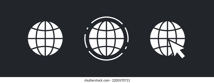 www, internet connection icons. vector illustration, logo web template.