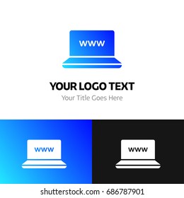 Www Logo Template. Logo Branding For Your New Corporate Company. File Can Be Use Vector Eps And Image Jpg Formats