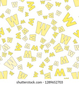 www network and education, school concept. Seamless vector EPS 10 pattern. Flat style