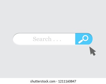 www search bar icon isolated on gray background. www search bar icon for web site template, app, ui and logo. Creative business concept, vector illustration, eps 10