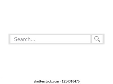 www search bar icon isolated on white background. www search bar icon for web site template, app, ui and logo. Creative business concept, vector illustration, eps 10