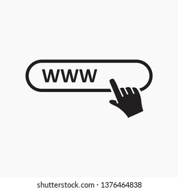www sign icon vector