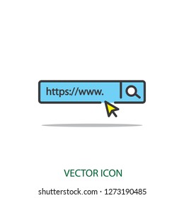 www site icon vector