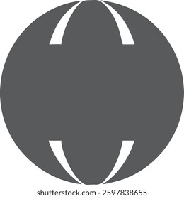 WWW Text in Purple Circle Icon Vector