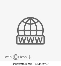 www vector icon