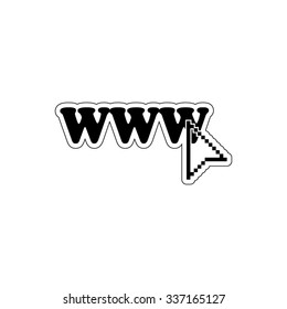www  - vector icon