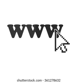 www  - vector icon