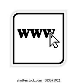 www  - vector icon