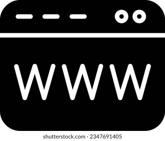 Www Vector Icon Glyph Style