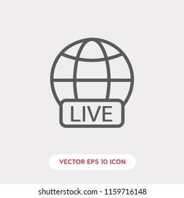 Www vector icon, web symbol