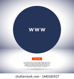 www vector icons , Lorem ipsum flat design