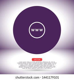 www vector icons , Lorem ipsum flat design