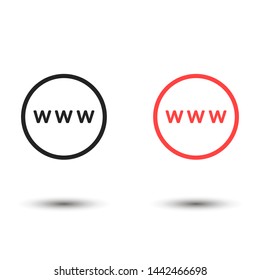 www vector icons , Lorem ipsum flat design