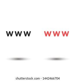 www vector icons , Lorem ipsum flat design