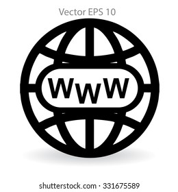 Www web vector illustration