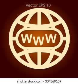 Www web vector illustration