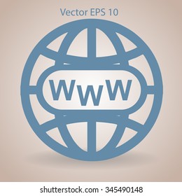 Www web vector illustration