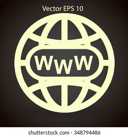 Www web vector illustration
