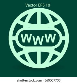 Www web vector illustration