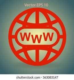Www web vector illustration