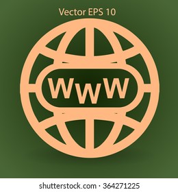 Www web vector illustration