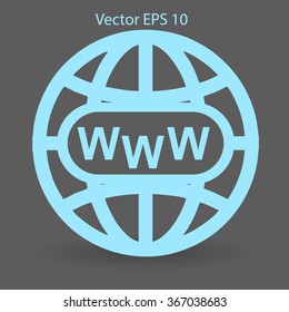 Www web vector illustration