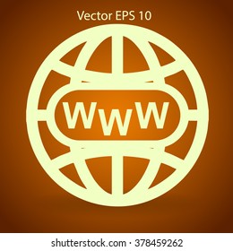 Www web vector illustration