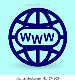 Www web vector illustration
