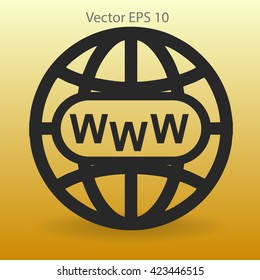 Www web vector illustration