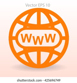 Www web vector illustration