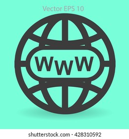 Www web vector illustration