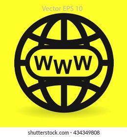 Www web vector illustration