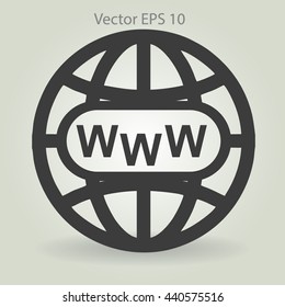 Www web vector illustration