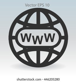 Www web vector illustration