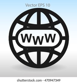 Www web vector illustration