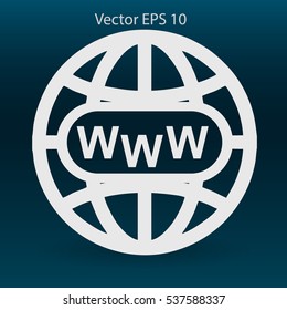Www web vector illustration