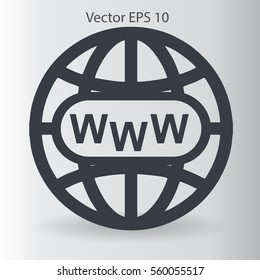 Www web vector illustration
