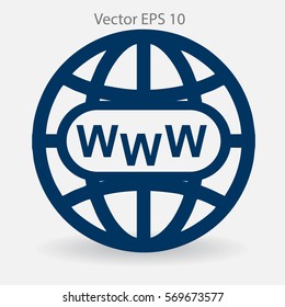 Www web vector illustration