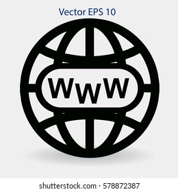 Www web vector illustration