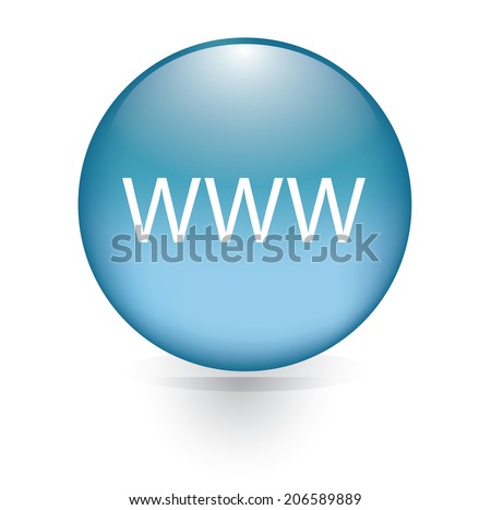 www word blue button