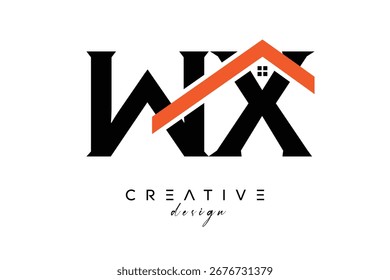 WX Creative Real Estate Architecture Monogram and Home Logo