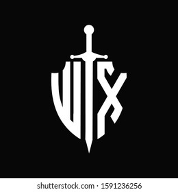 WX logo with shield shape and sword