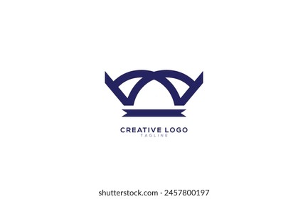 WX XW Abstract initial monogram letter alphabet logo design