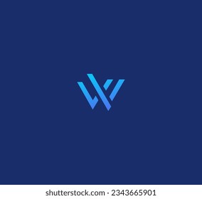 WX, XW letter modern branding logo