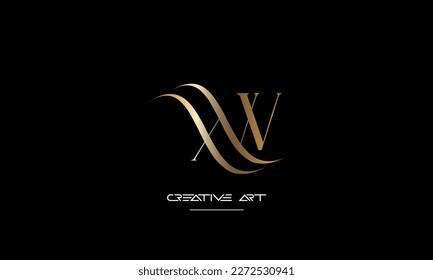 WX, XW, W, X abstract letters logo monogram