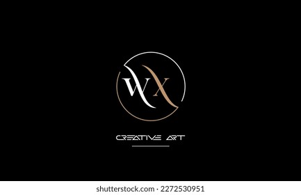 WX, XW, W, X abstract letters logo monogram