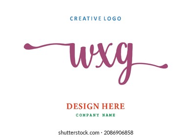 WXG lettering logo is simple, easy to understand and authoritative