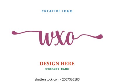 El logotipo de las letras de WXO es sencillo, fácil de entender y autoritario